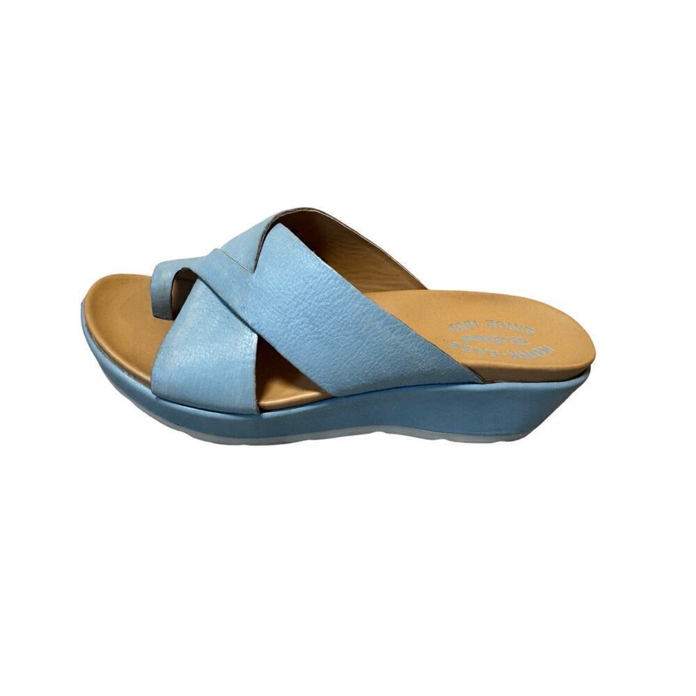 Kork-Ease Sandals, size 8M, Light Blue Baja Sport Slide - Picture 2 of 14